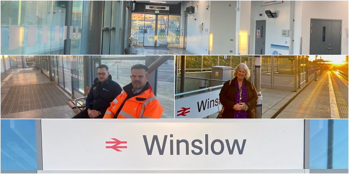 Diana has a sneak peek inside Winslow Station